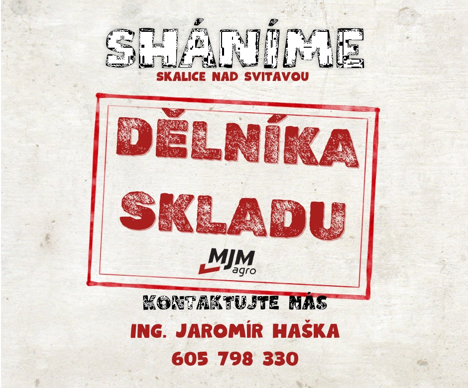 Sháníme dělníka skladu